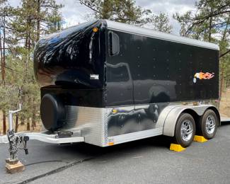 12' Wells Cargo Motorcycle Trailer