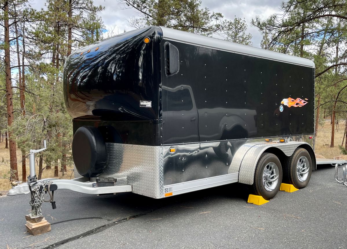 12' Wells Cargo Motorcycle Trailer