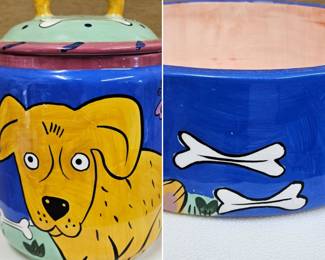 Ceramic dog dishes