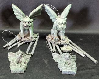 Gargoyle Wind Chimes, 18", Qty 3