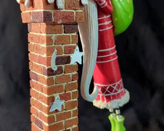 Christmas Assortment Including Santa Snowglobe, Gingerbread Tealight Candle Holder, Glitter Santa Figurines, Qty 2, Spode Christmas Tree Plate, 11.5", And More