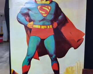 Vintage 1975 Studio One Products Superman Poster, 24" x 35"
