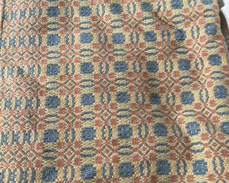 Linsey woolsey coverlet