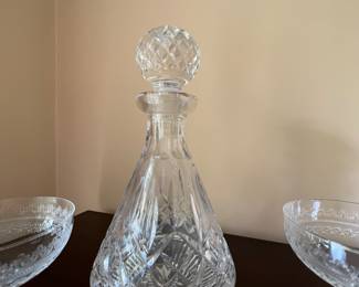 Waterford? Crystal decanter/stopper