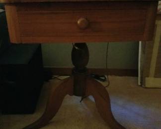 Antique side table/drawer