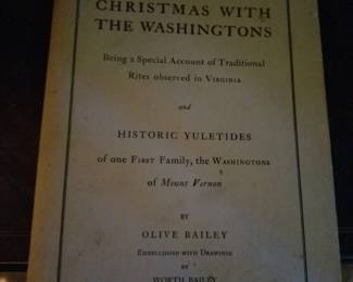 Book - Christmas With The Washingtons by Olive Bailey