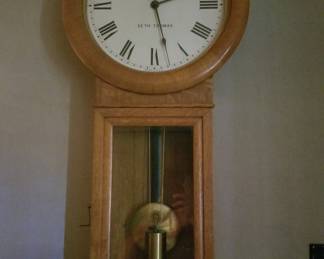 Antique Seth Thomas #2 regulator wall clock