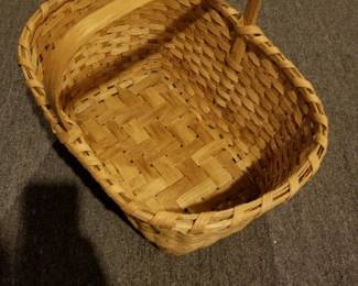 Splint oak basket/handle