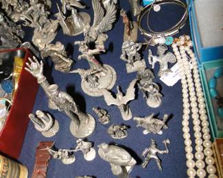 Pewter Wizards and Dragons collection