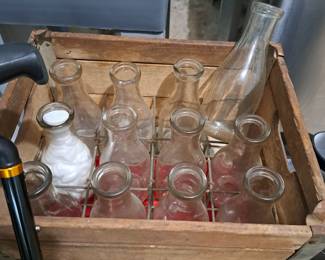 ANTIQUE MILK BOTTLES