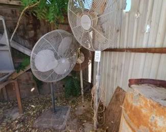 #1250 • 3 Industrial Fans
