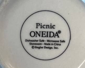 Oneida "Picnic" dishes