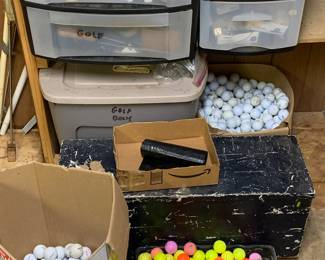 Golf balls - boxes full of them!