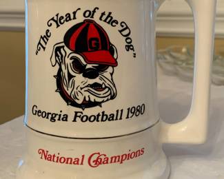 UGA 1980 Championship Stein