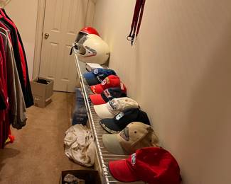 Just a few of the cap collection pieces