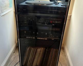 Fisher stereo components; records