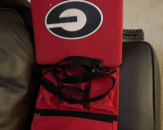 Vintage UGA folding seat cushion