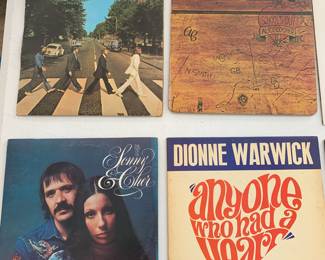 Sonny and Cher; Beatles - Abbey Road; Alice Cooper