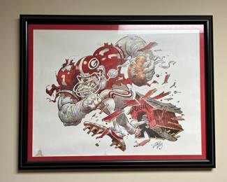 UGA decor - Jim Davis artwork
