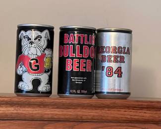 Bulldog beer cans