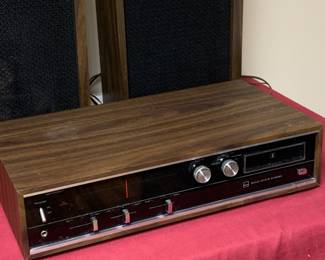 Receiver with 8-track player