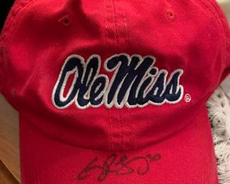 Autographed Ole Miss cap - signed by #30!