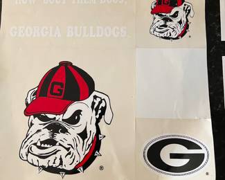 UGA stickers