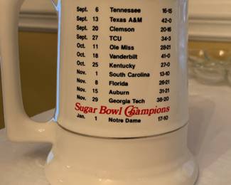 UGA 1980 Championship Stein
