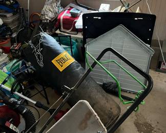 Garage treasure hunt - fishing gear/equipment; power tools; golfing gear