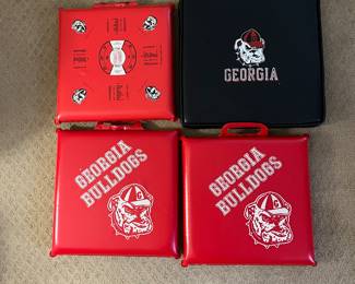 Vintage UGA seat cushions