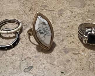 Costume jewelry rings