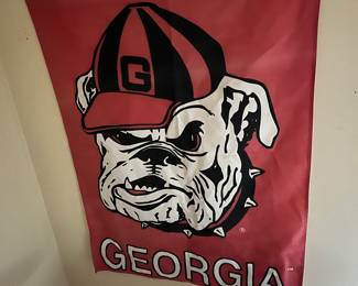 UGA outdoor flag