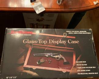 Glass-top display case