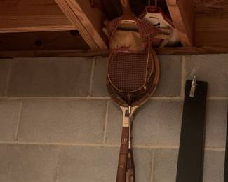 Vintage tennis rackets