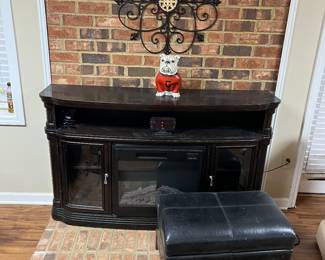 Electric fireplace insert