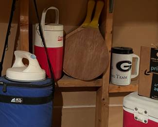 UGA mug, water coolers
