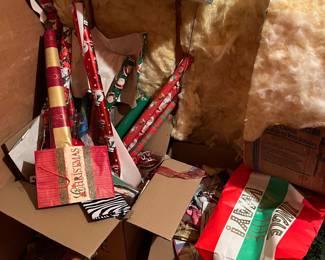 Attic full of Christmas treasures - stay tuned 