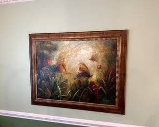 Beautiful butterfly painting (signed)