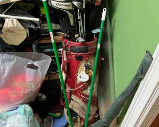 Brooms, some of the golf items - there are many!