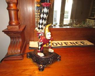 Cute jester lamp