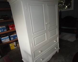 White armoire
