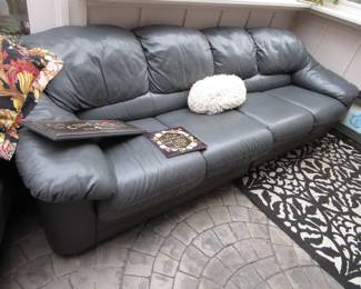 Leather sofa