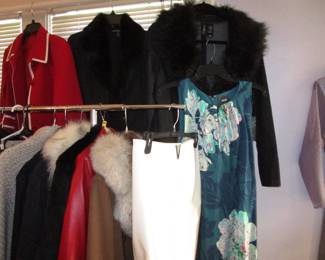 Tons of designer clothing small-large. Something for everyone