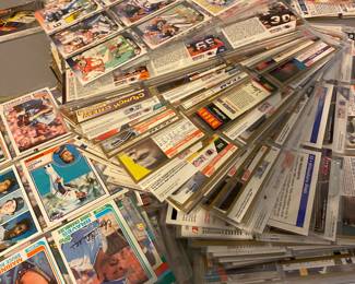 Tons of baseball cards.