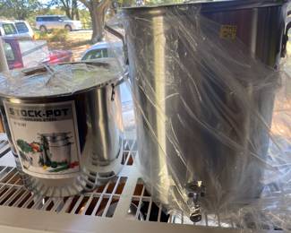 New stock pots. 