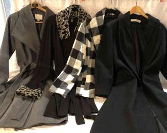 3 Womens Coats 1 Cardigan
