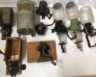 Antique Coffee Grinders and Seed Corn Tester