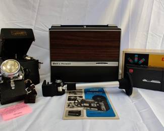 Bell Howell Movie Projector Kodak Movie Camera and More