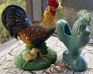 Chicken Figurines Big  Small