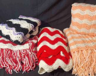 Colorful Crochet Blankets